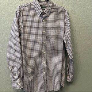 Lauren Ralph Lauren Men’s Shirt Slim Fit Long Sleeve Dress Shirt 16.5 34/35